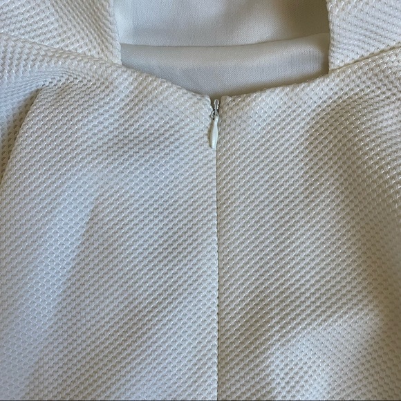 Lulu’s Gal About Town Open Back Skater Fit and Flare Dress White Mini Dress - Picture 9 of 16